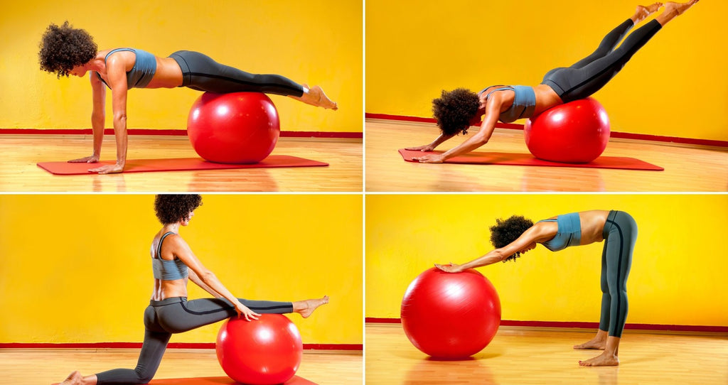 Los mejores 6 ejercicios con pelota de pilates para hacer en casa