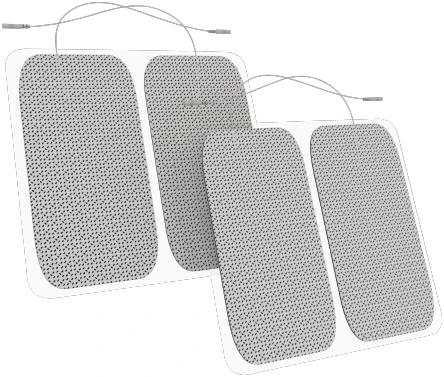 Electrodos Autoadhesivos Rectangulares Backvolt BB140 2 x 4''
