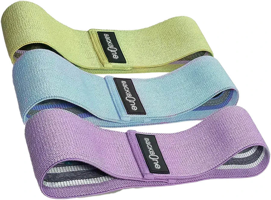 Set x3 Bandas de resistencia de tela B-FIT